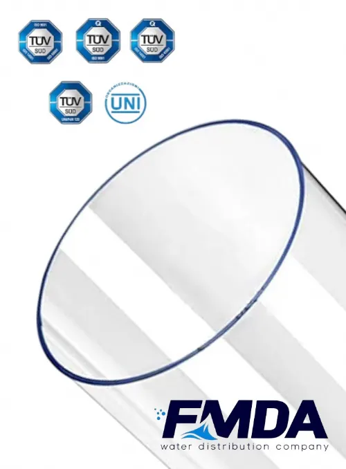 CAMICIA DI QUARZO PER STERILIZZATORI UV