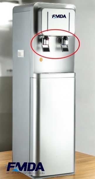 COLONNINA REFRIGERANTE CALDO FREDDO FILTRANTI E OSMOSI - SENZA BOCCIONE PRESA DIRETTA