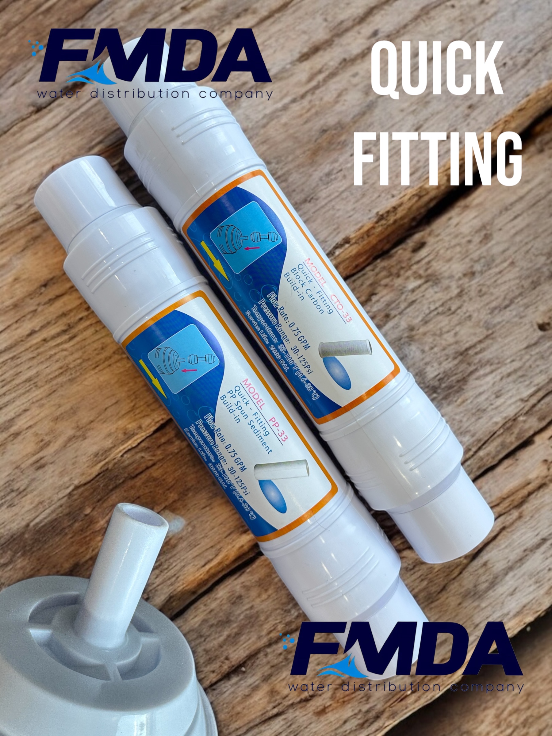 FILTRO CLIPS 1/4 E 3/8 QUICK FITTING (SERIE RO PAD)