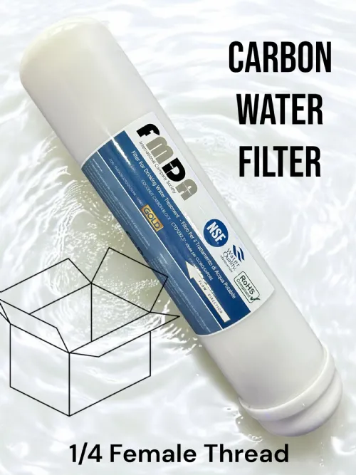 Filtro in linea da 2,5 pollici - carbone box 25pz