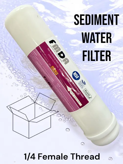 Filtro in linea da 2,5 pollici - sedimenti box 25pz