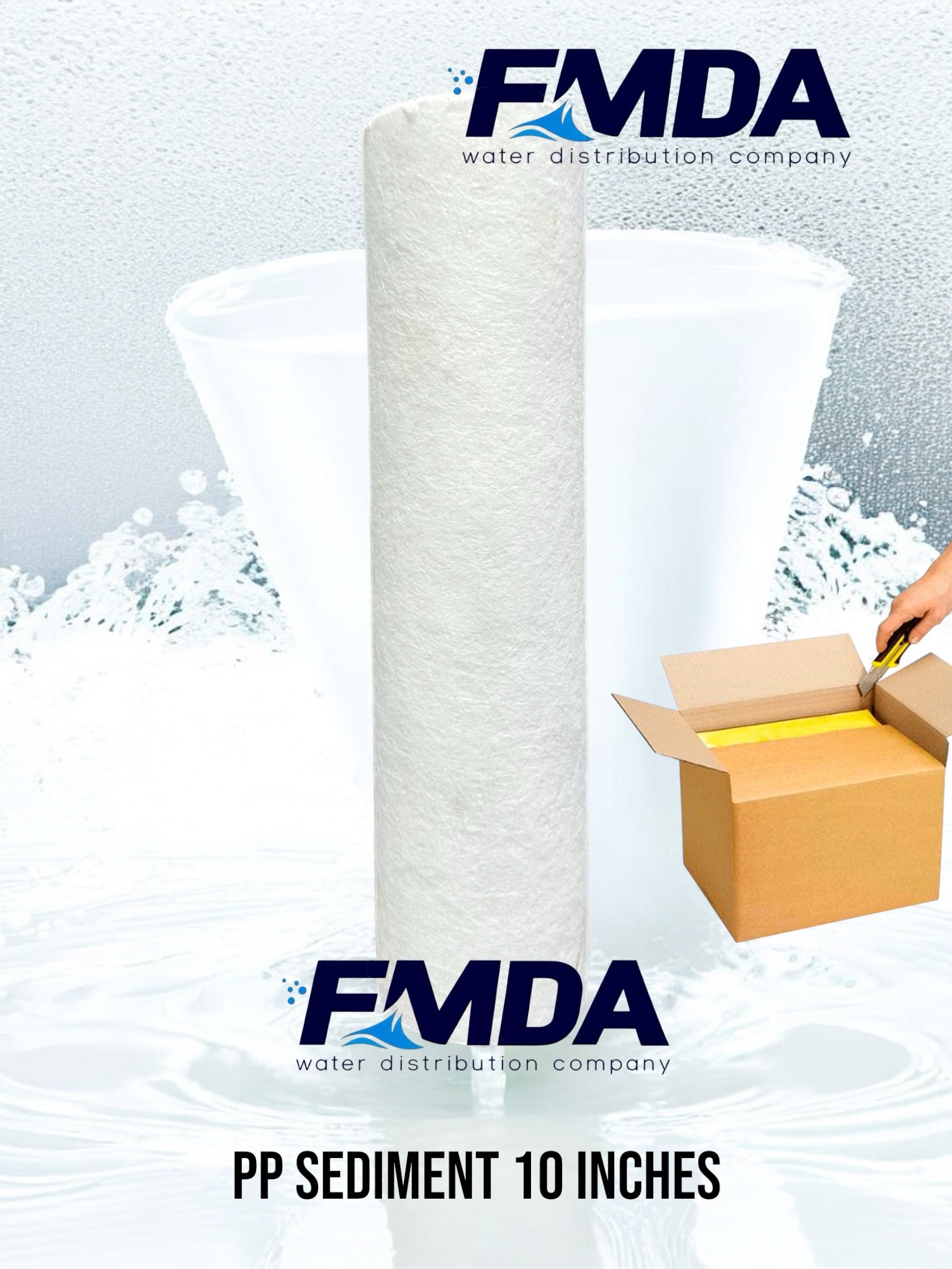 Filtro PP SEDIMENTI 10x2,5 5MIC per contenitore - box 100pz